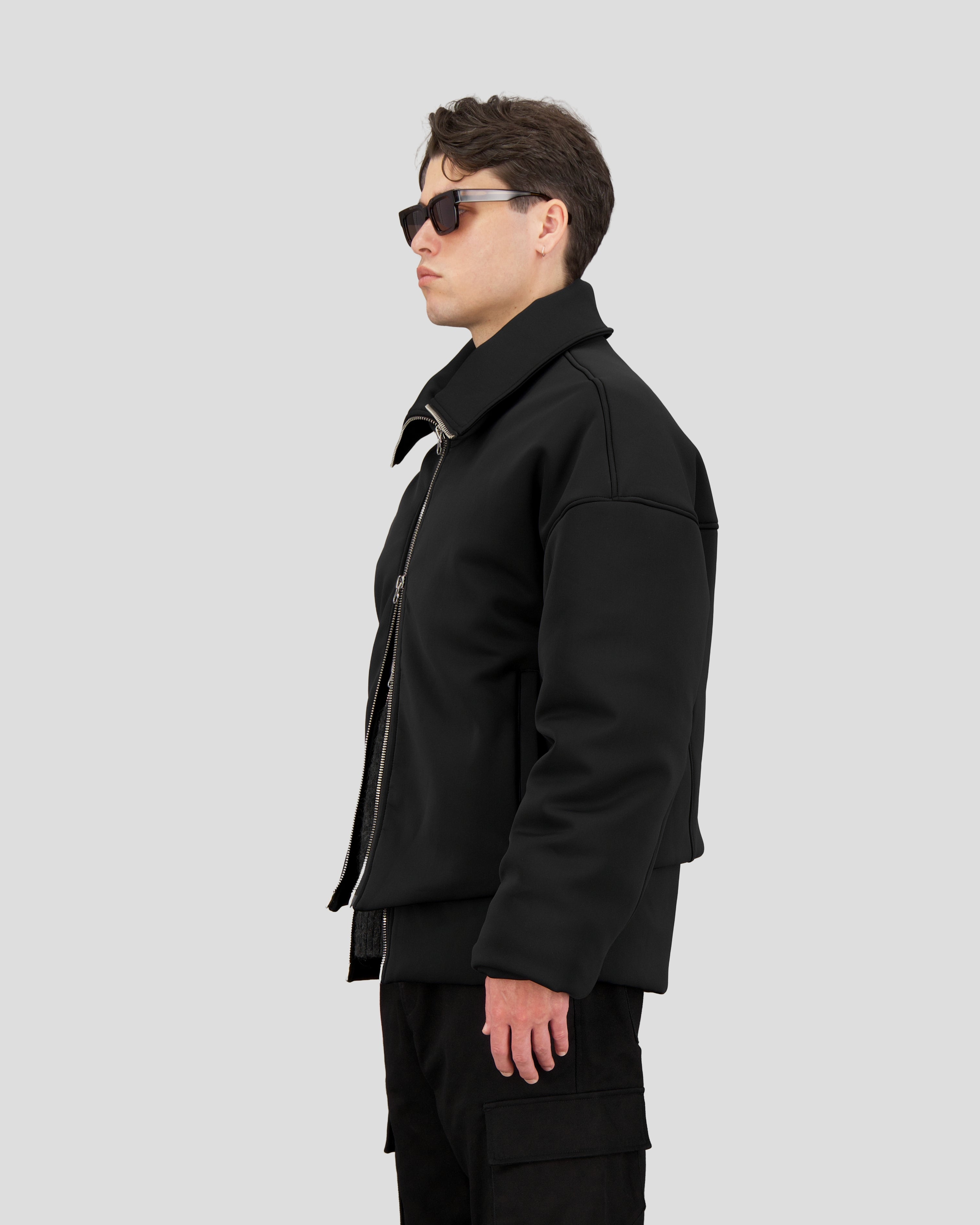 Off Court Double Jacket - Black COAT BEN KLARK   